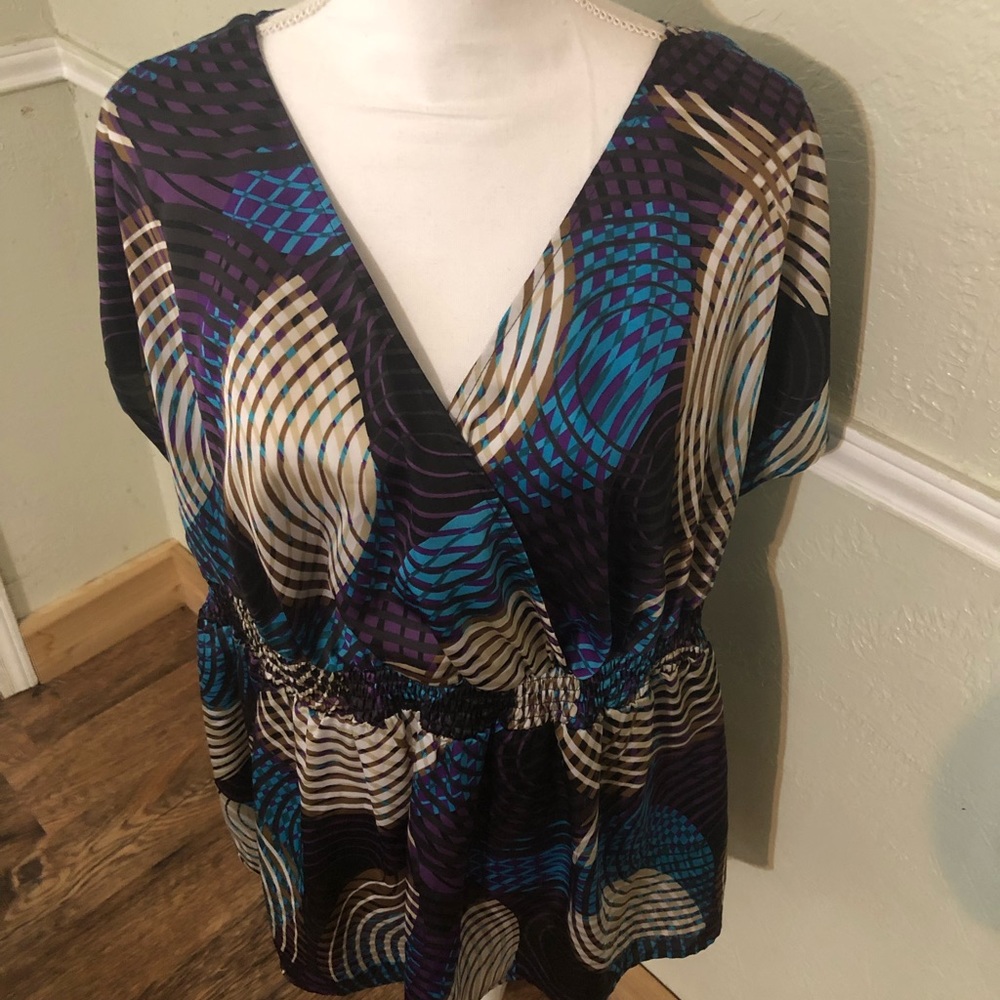Wrap style blouse